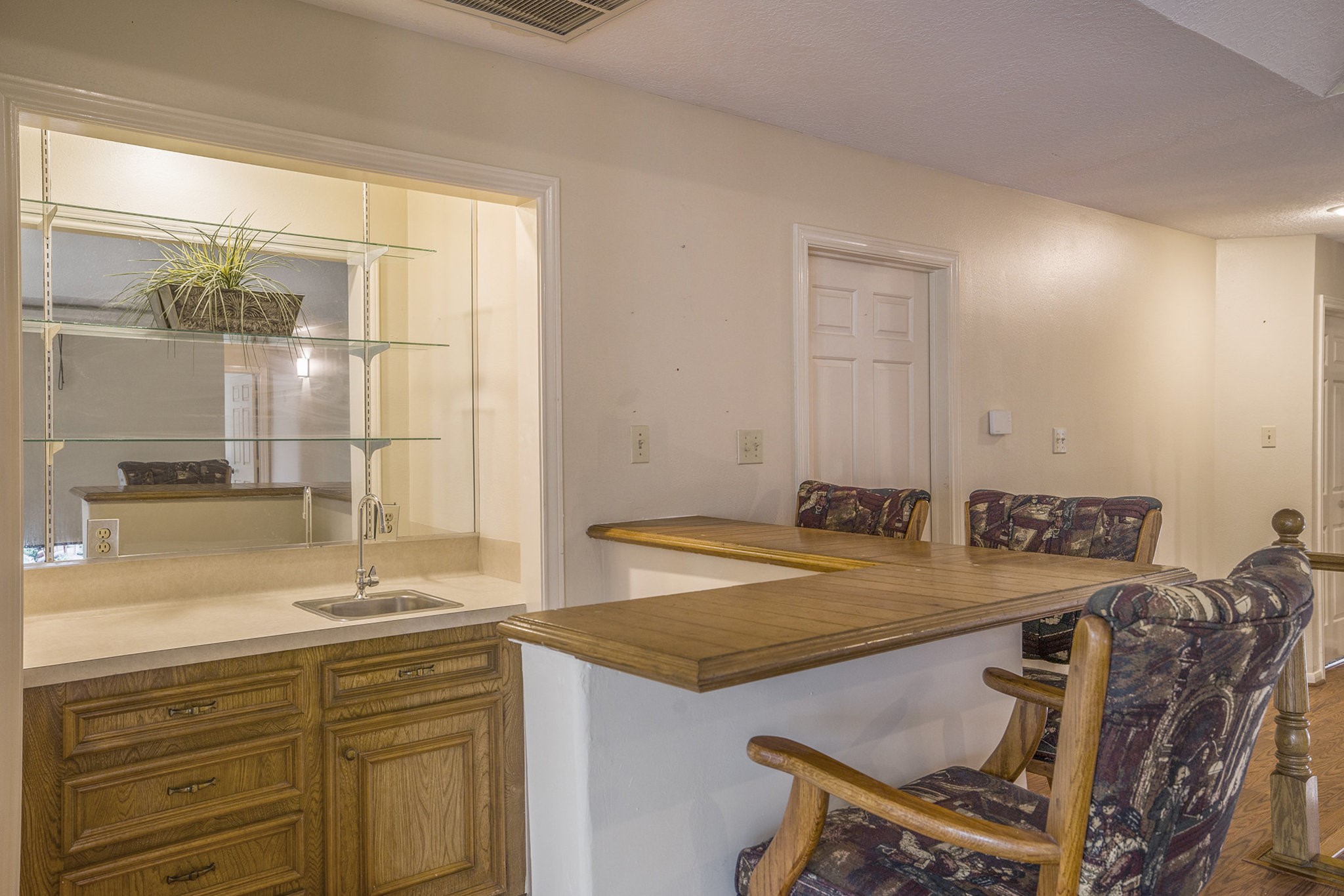 6039 Spanish Oak Way Spring, TX 77379 - Photo 27 of 38 a bathroom with a granite countertop sink and a mirror