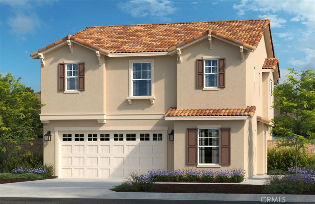 25512 Ranch House Road Homeland, CA 92548 - Photo 1 of 1 a view of a white house with large windows and a small yard