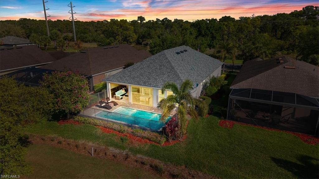 16424 Windsor Way Alva, FL 33920 - Photo 38 of 50 an aerial view of a house with a yard