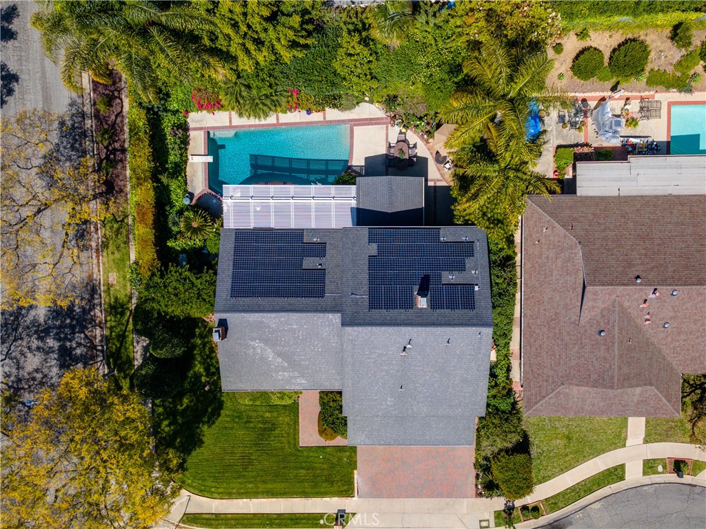 3001 Valera Fullerton, CA 92835 - Photo 25 of 25 an aerial view of a house with a garden