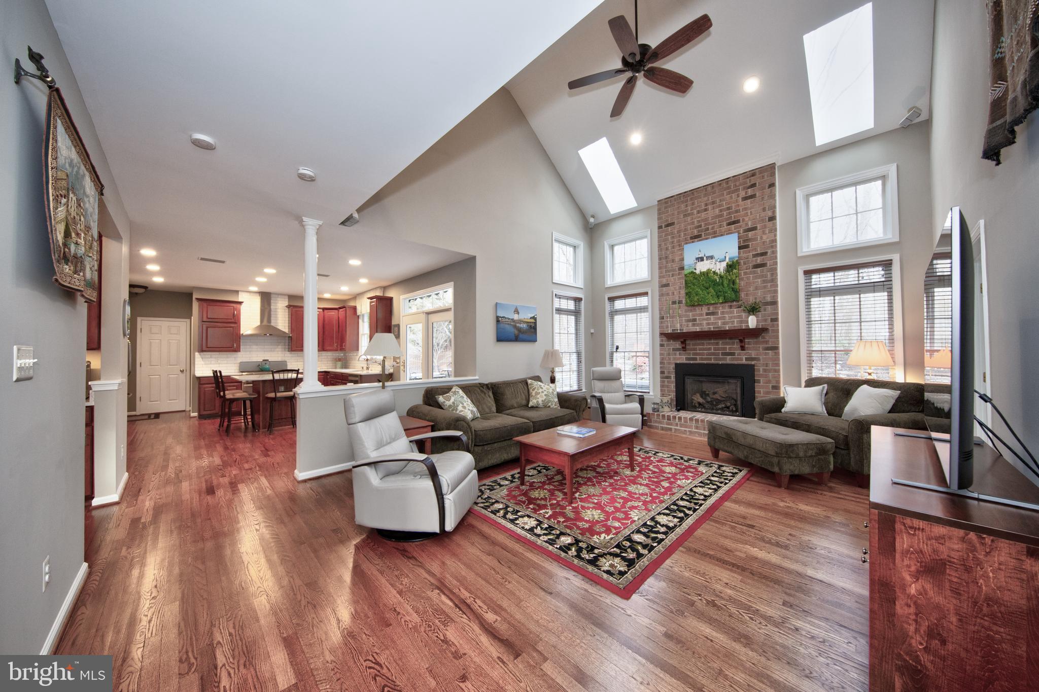 1407 Eagle Ridge Run Bel Air, MD 21014 - Photo 12 of 53 Two story family room w fireplace & overlook above