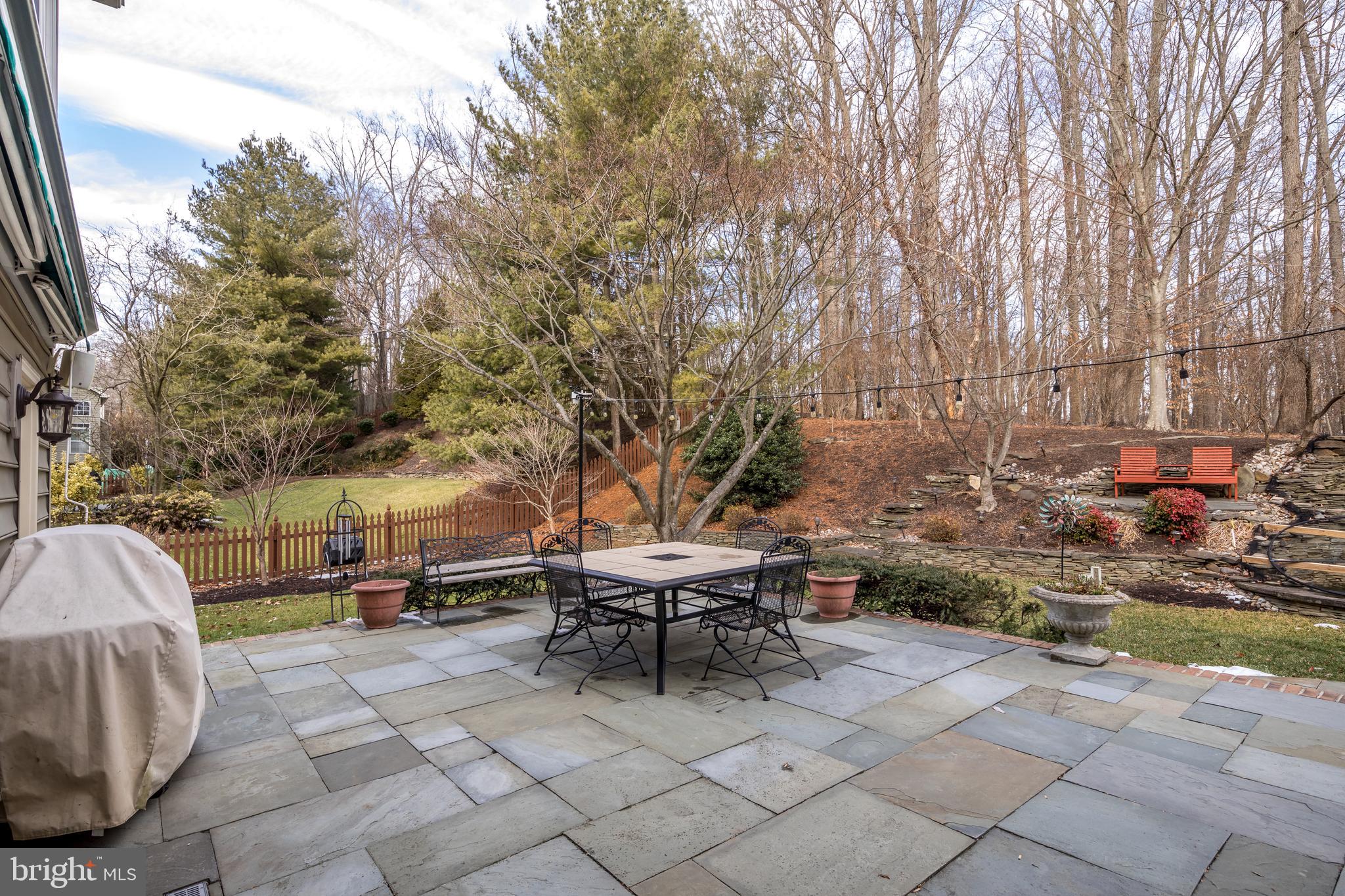 1407 Eagle Ridge Run Bel Air, MD 21014 - Photo 47 of 53 Bluestone patio looks onto waterfall, koi pond,