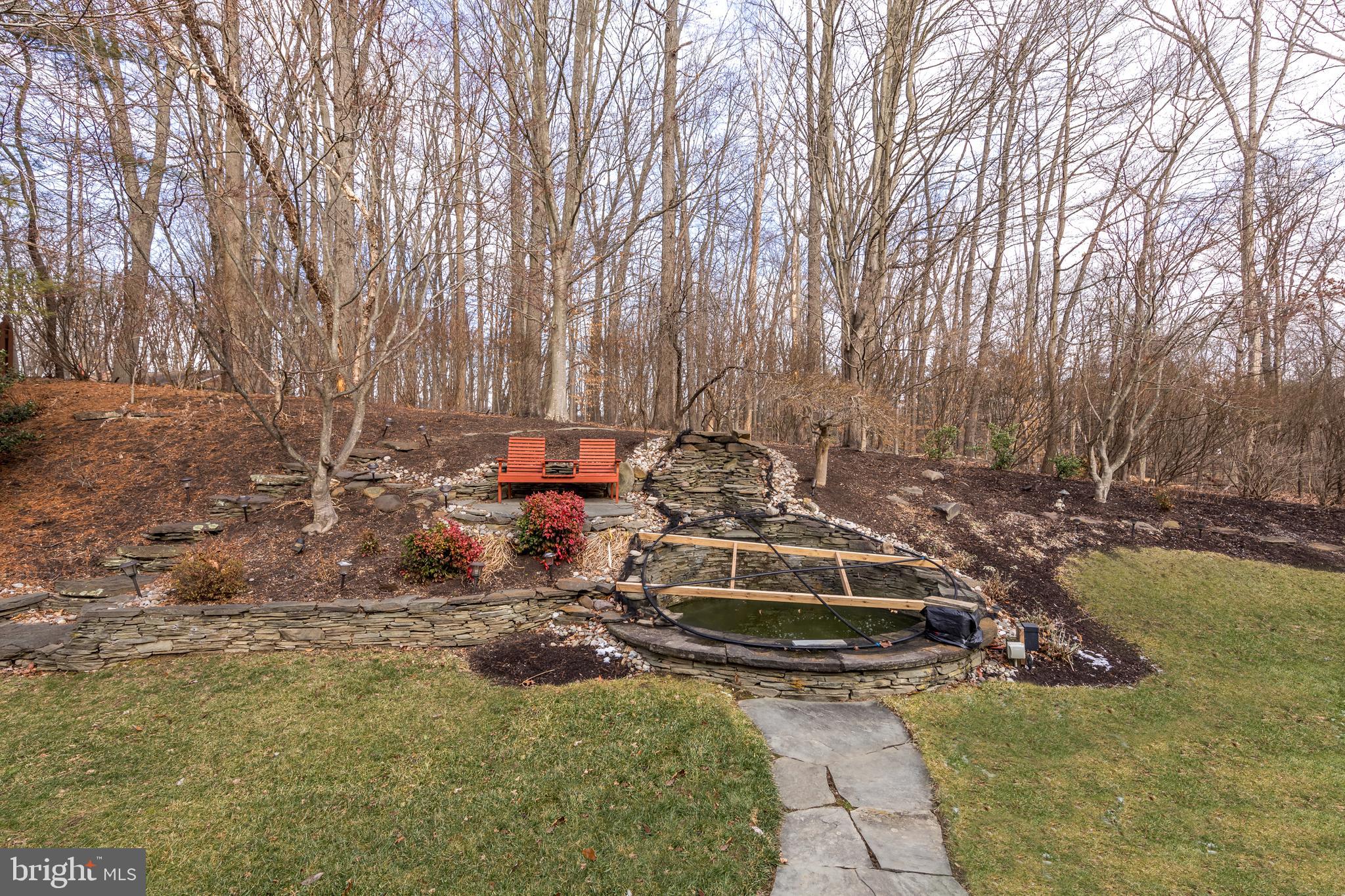 1407 Eagle Ridge Run Bel Air, MD 21014 - Photo 49 of 53 koi pond and hardscape