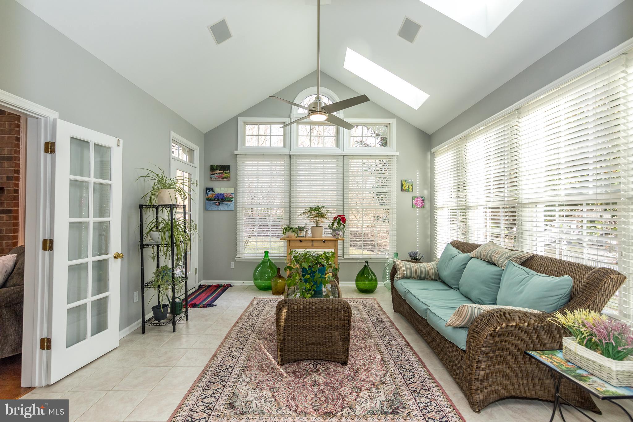 1407 Eagle Ridge Run Bel Air, MD 21014 - Photo 10 of 53 Sunroom with tile flooring, leads to rear yard