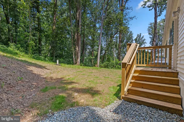 a view of outdoor space and deck