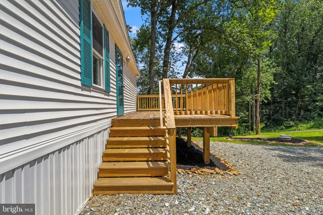 a view of outdoor space with deck