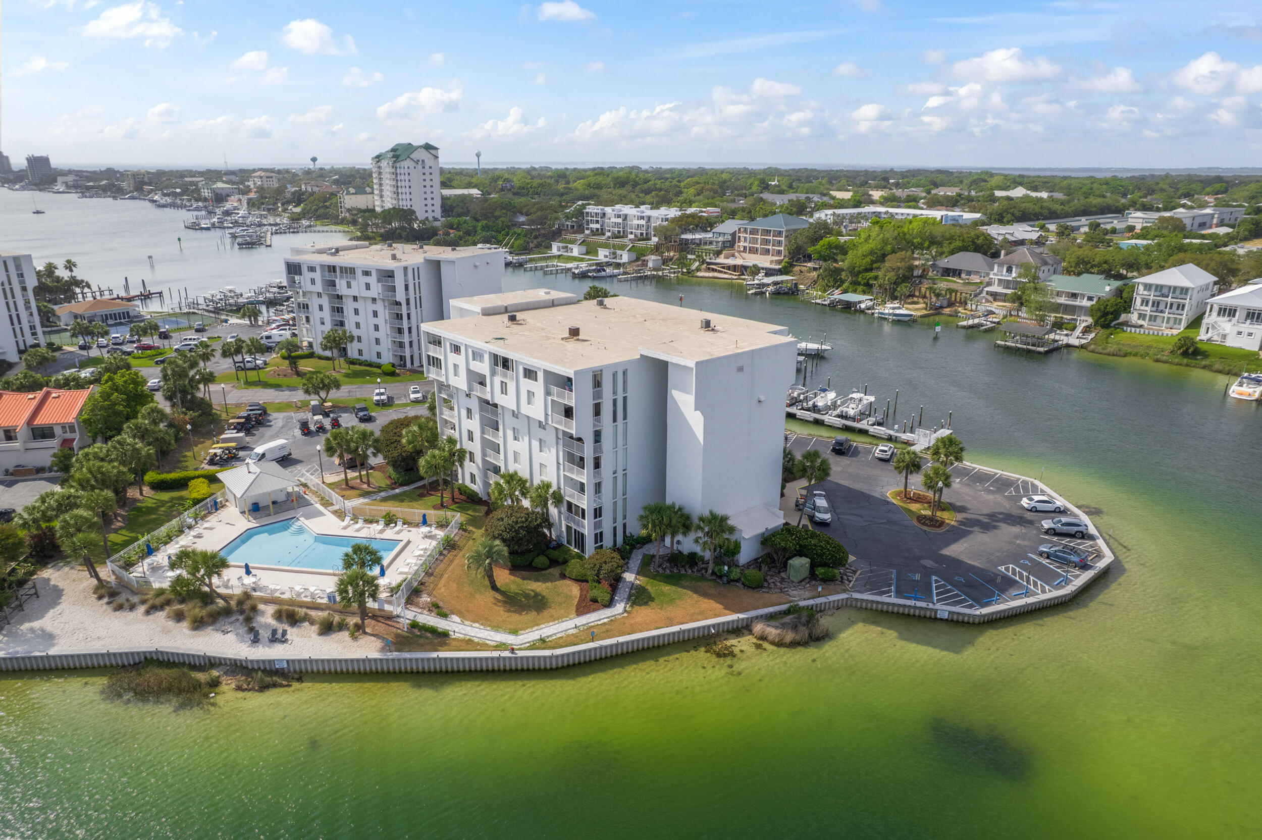 30 Moreno Point Road, Unit 502A Destin, FL 32541 - Photo 3 of 71 a view of a city with lake