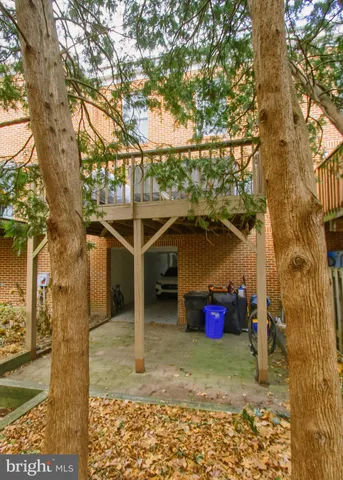 a front view of a building with street