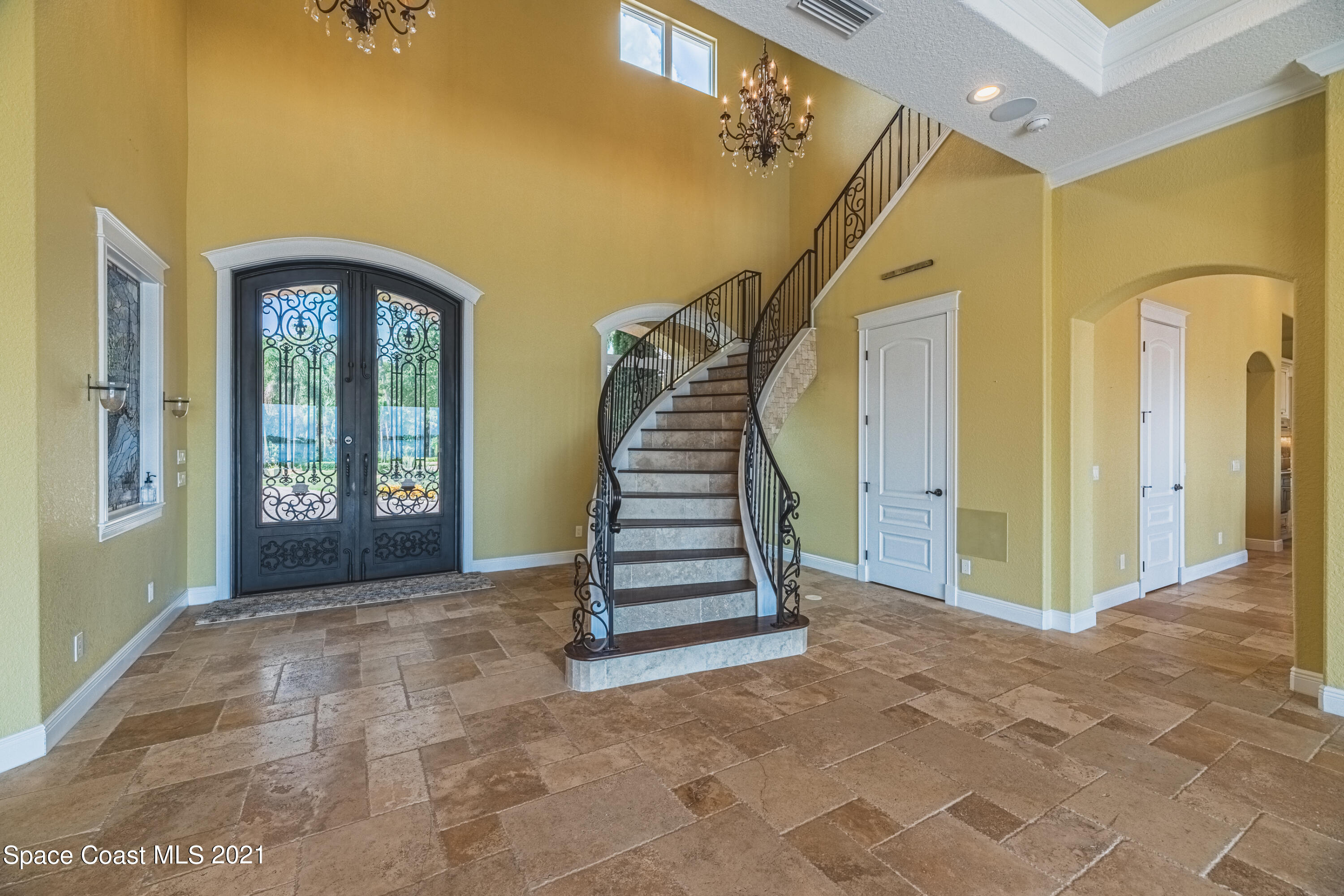 5419 Robles Lane Rockledge, FL 32955 - Photo 4 of 61 a view of an entryway door with a hallway