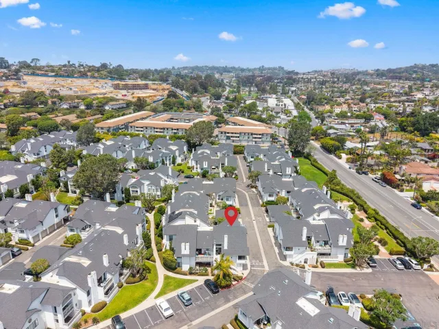 an aerial view of city