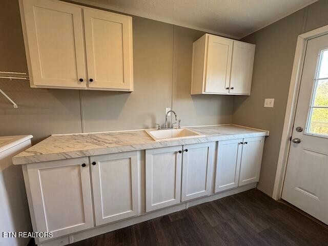 313 Salem Road McMinnville, TN 37110 - Photo 42 of 52 a kitchen with granite countertop white cabinets and sink