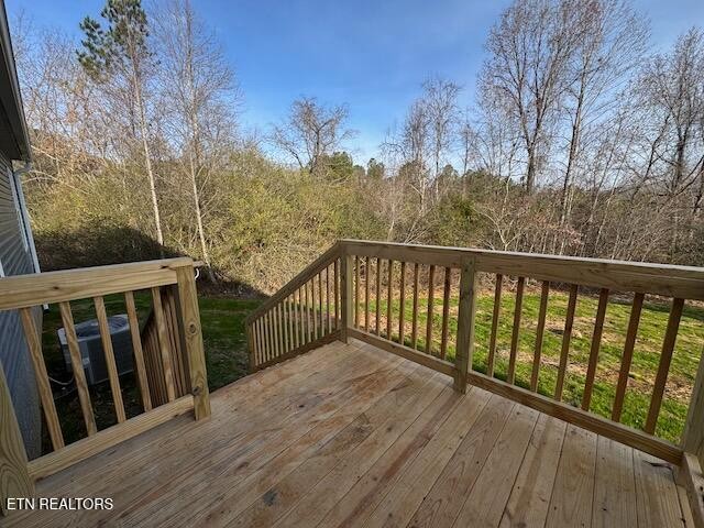 313 Salem Road McMinnville, TN 37110 - Photo 46 of 52 a view of balcony with wooden floor and fence