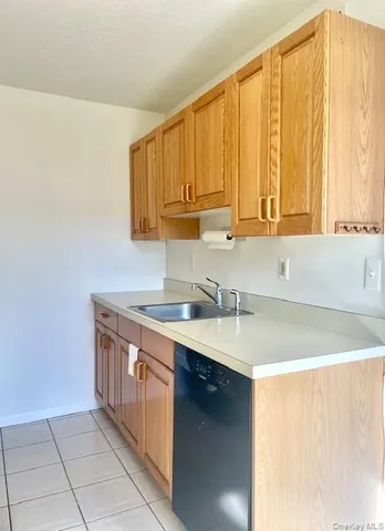 a kitchen with a sink a stove and cabinets