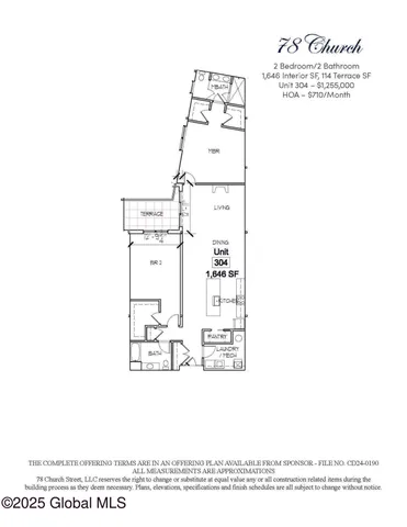 $1,255,000 | 78 Church Street, Unit 304, Saratoga Springs, NY 12866