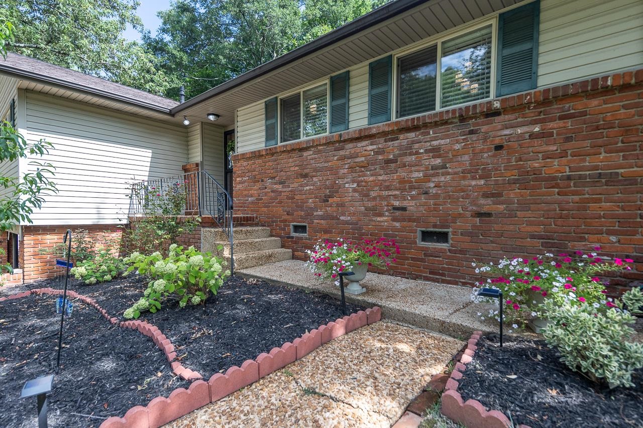 5681 Normandy Road Memphis, TN 38120 - Photo 3 of 22 a view of a backyard with a chair and potted plants