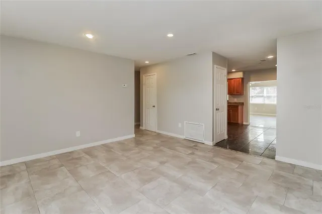 a view of empty room