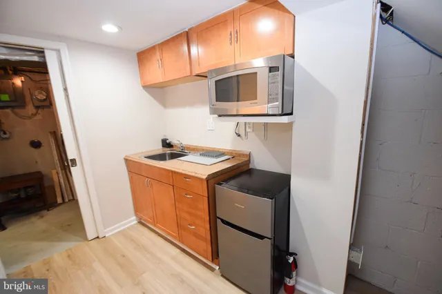 a utility room with washer and dryer