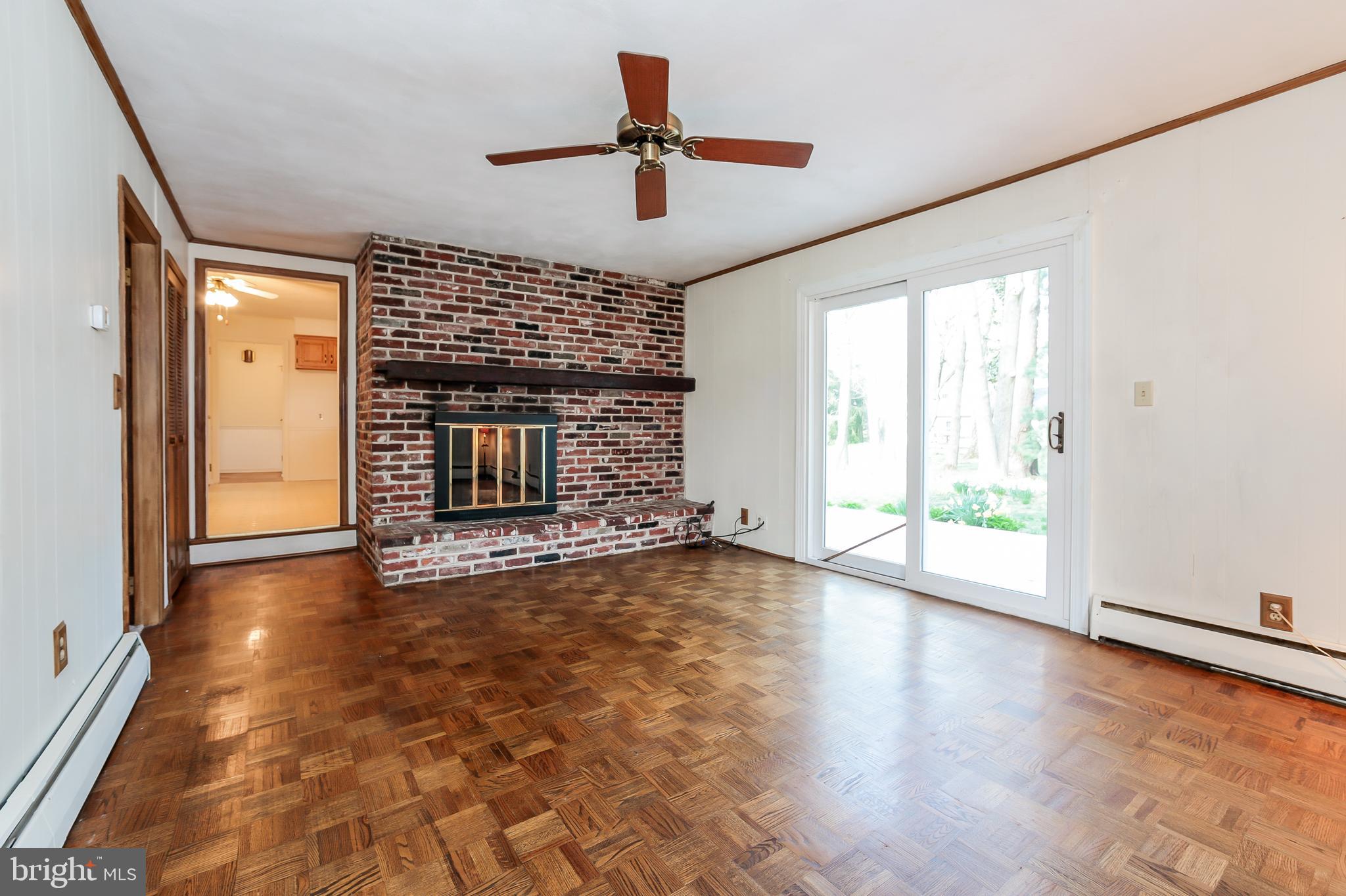 855 Contention Lane Berwyn, PA 19312 - Photo 15 of 33 Family Room With Wood Parquet Flooring