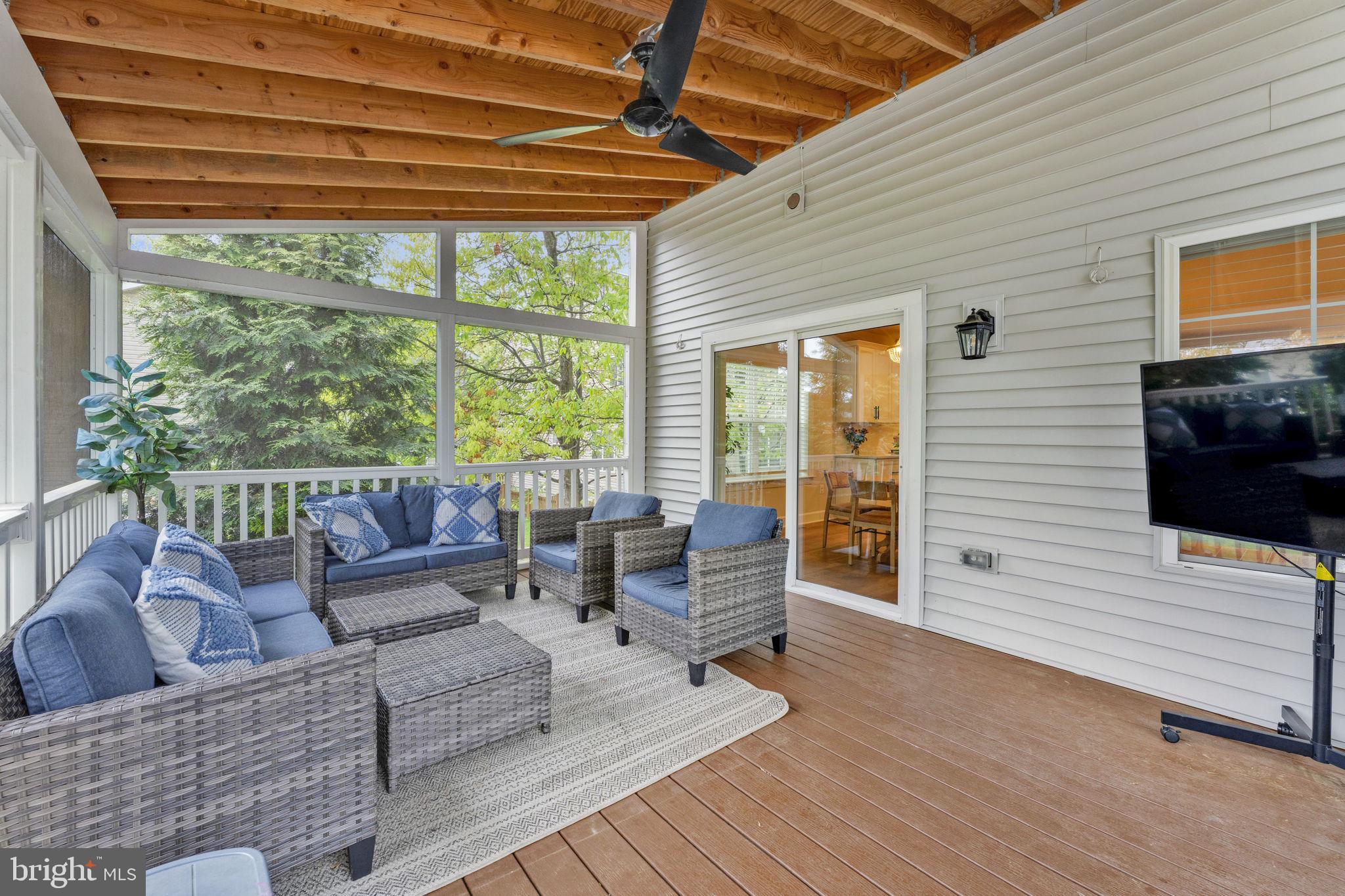 6310 Winters Lane Hanover, MD 21076 - Photo 67 of 76 Serene screened porch with natural light.