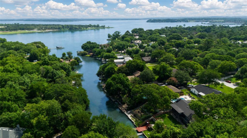 205 Timberlake Drive Azle, TX 76020 - Photo 40 of 40 an aerial view of a houses with outdoor space and lake view