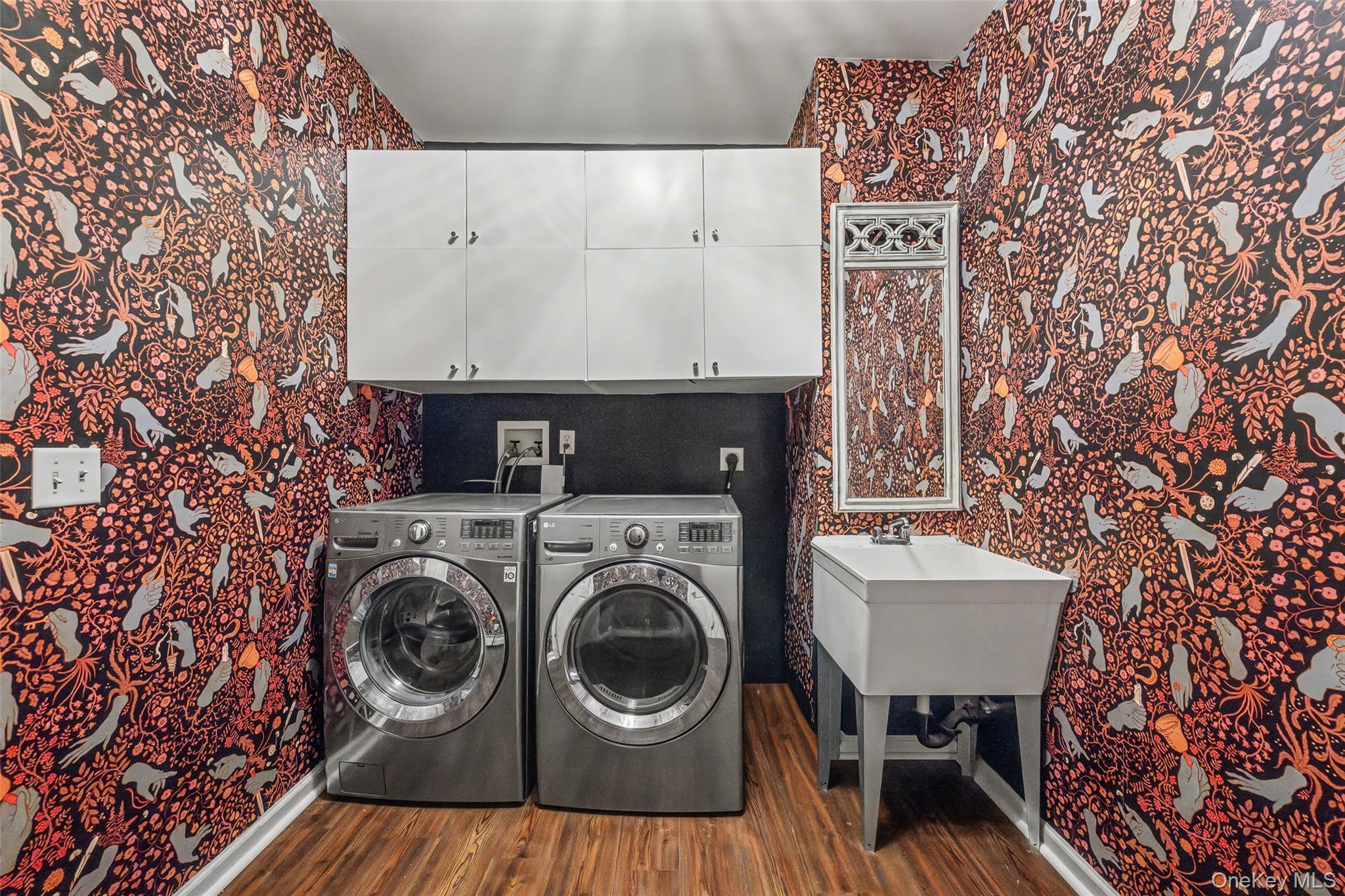 67 Liberty Corners Road Pine Island, NY 10969 - Photo 20 of 42 a view of a room with washer and dryer