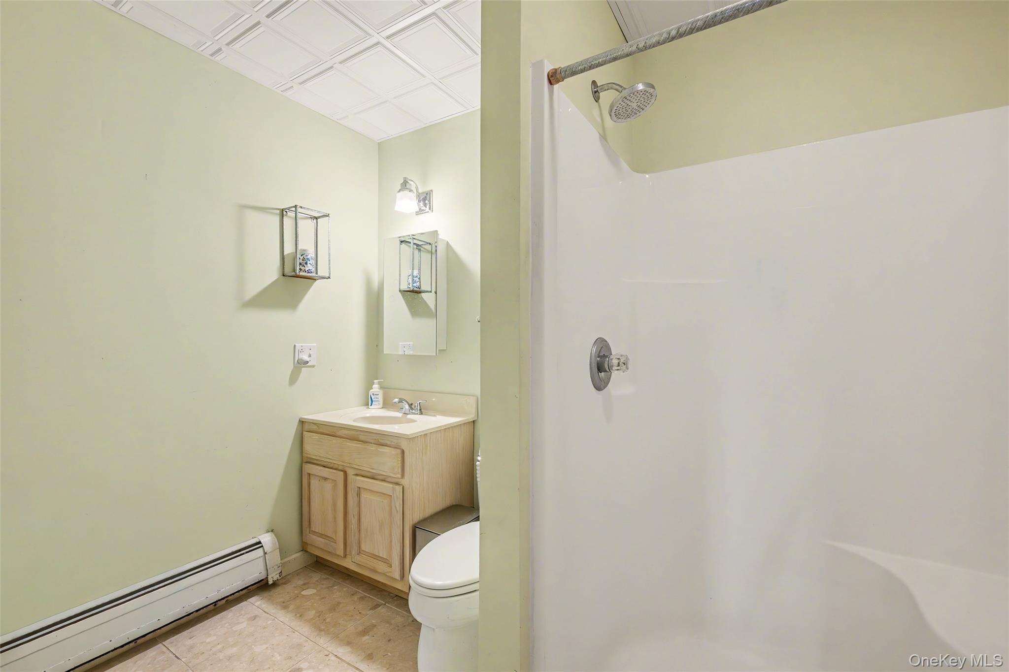 67 Liberty Corners Road Pine Island, NY 10969 - Photo 32 of 42 a bathroom with a sink toilet and shower