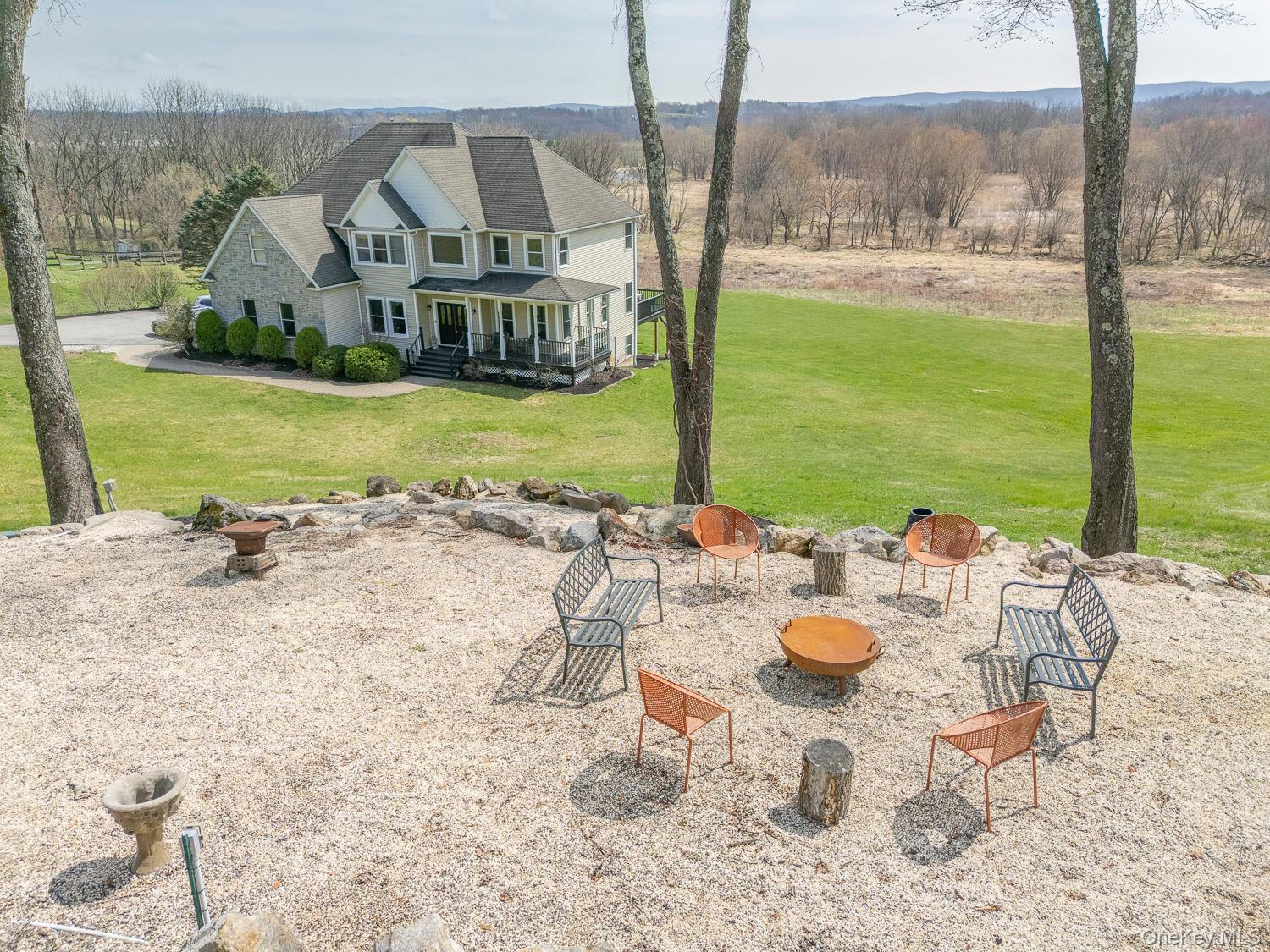 67 Liberty Corners Road Pine Island, NY 10969 - Photo 33 of 42 a view of an ocean with seating area and furniture