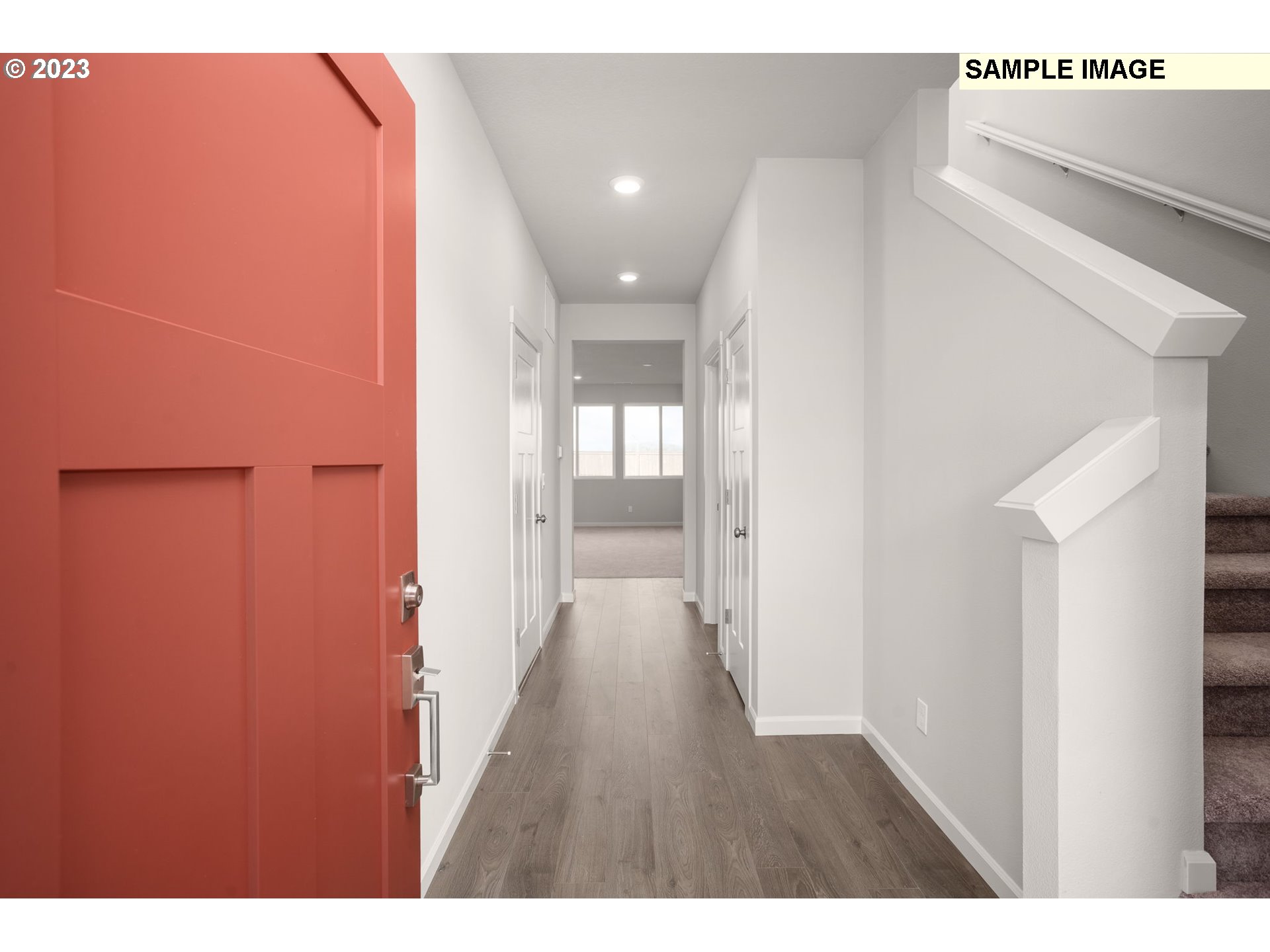 2193 Southeast Osprey Avenue Gresham, OR 97080 - Photo 20 of 24 a view of hallway with wooden floor