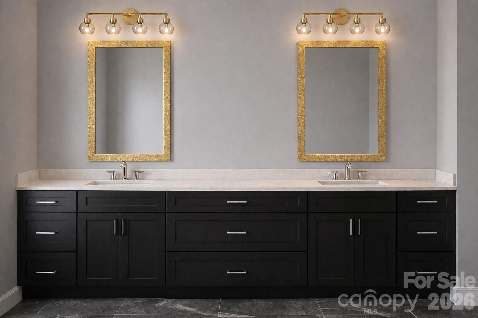 25 Emory Paige Road Weaverville, NC 28787 - Photo 11 of 20 a bathroom with a sink vanity and mirror