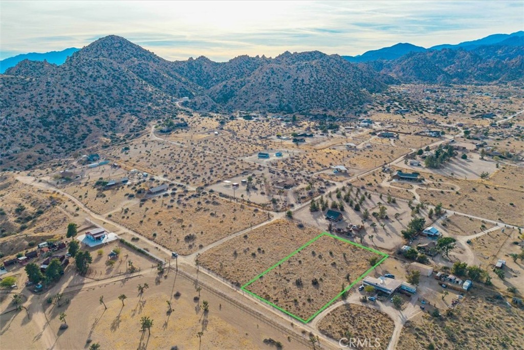 59 Curtis Road Pioneertown, CA 92268 - Photo 11 of 16 a view of mountain with wooden floor