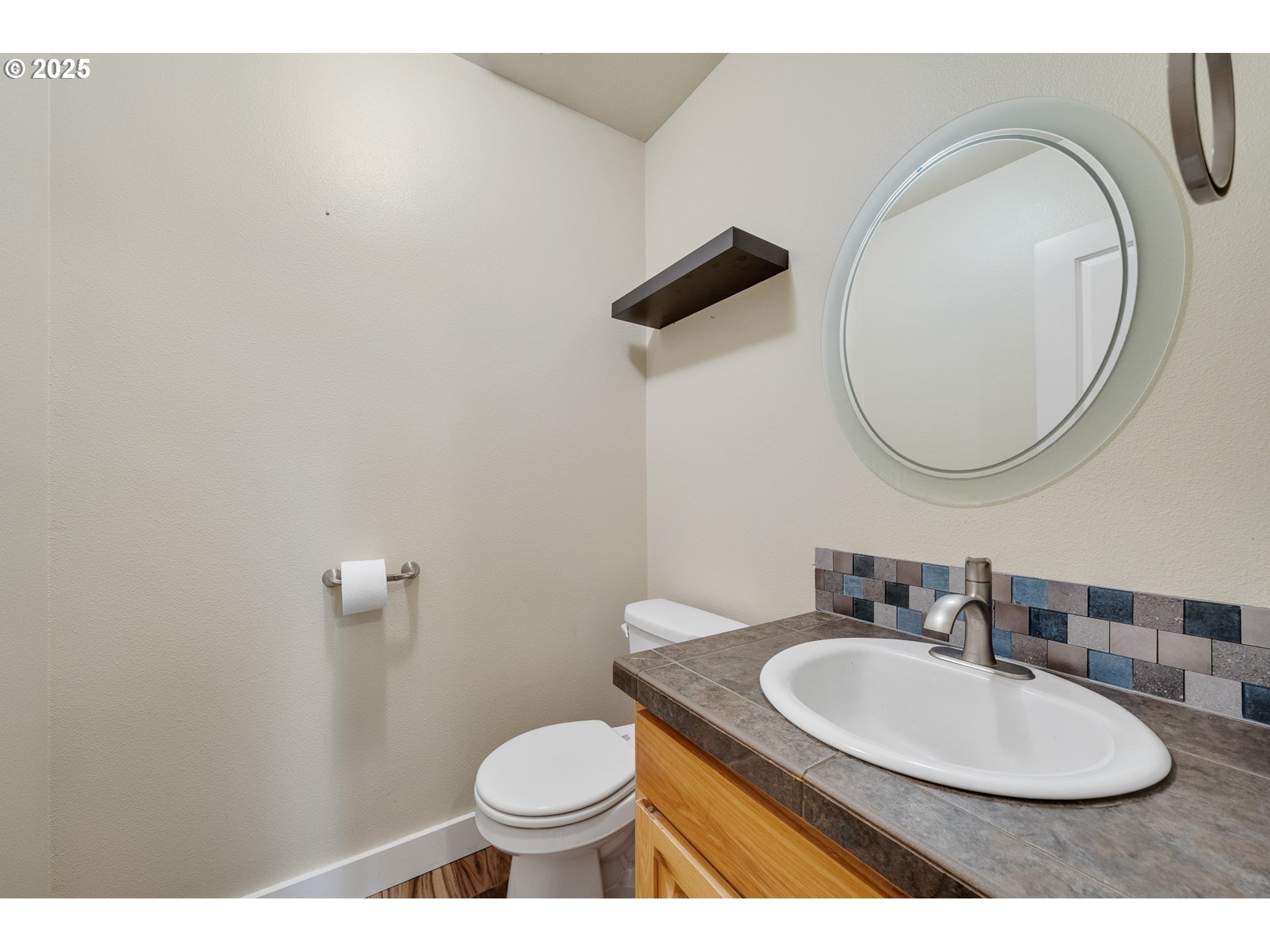 3355 Hubert Road Tillamook, OR 97141 - Photo 14 of 35 a bathroom with a sink and a mirror