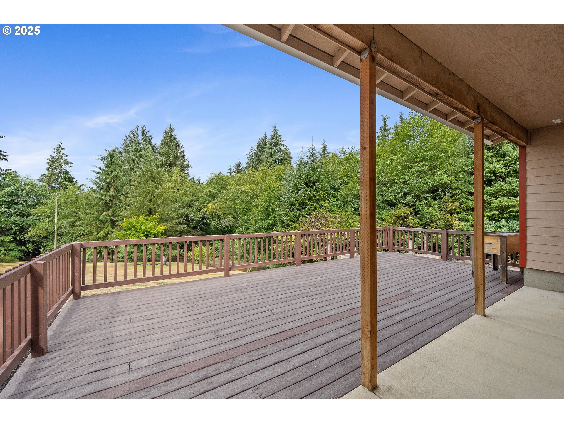 3355 Hubert Road Tillamook, OR 97141 - Photo 26 of 35 a view of a wooden deck