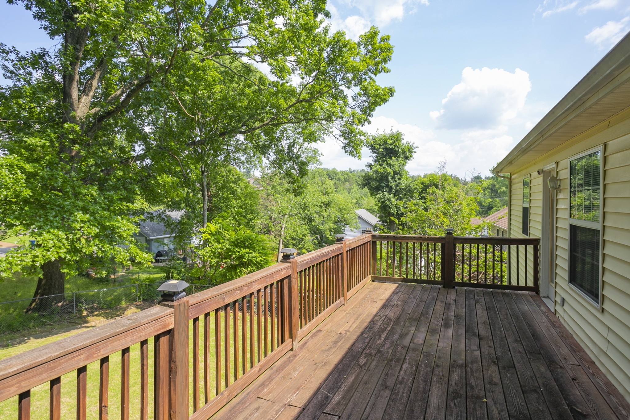 1609 Robards Way Hermitage, TN 37076 - Photo 37 of 43 a view of balcony with wooden floor and fence