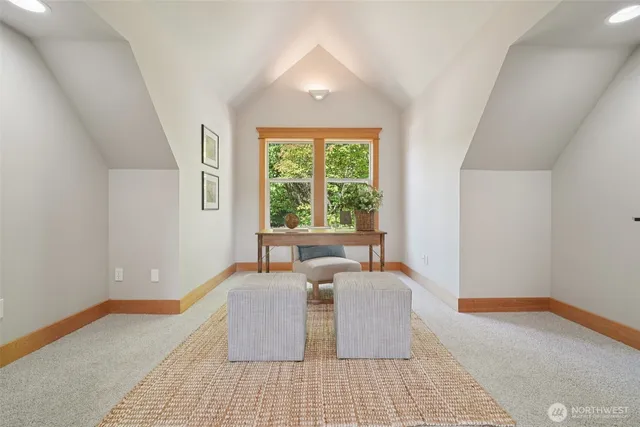 a view of a workspace with furniture