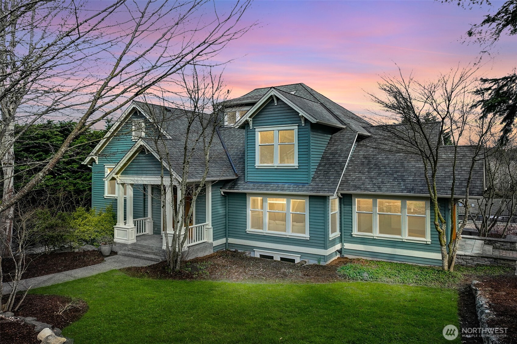 23623 20th Avenue West Bothell, WA 98021 - Photo 2 of 40 a front view of a house with a garden