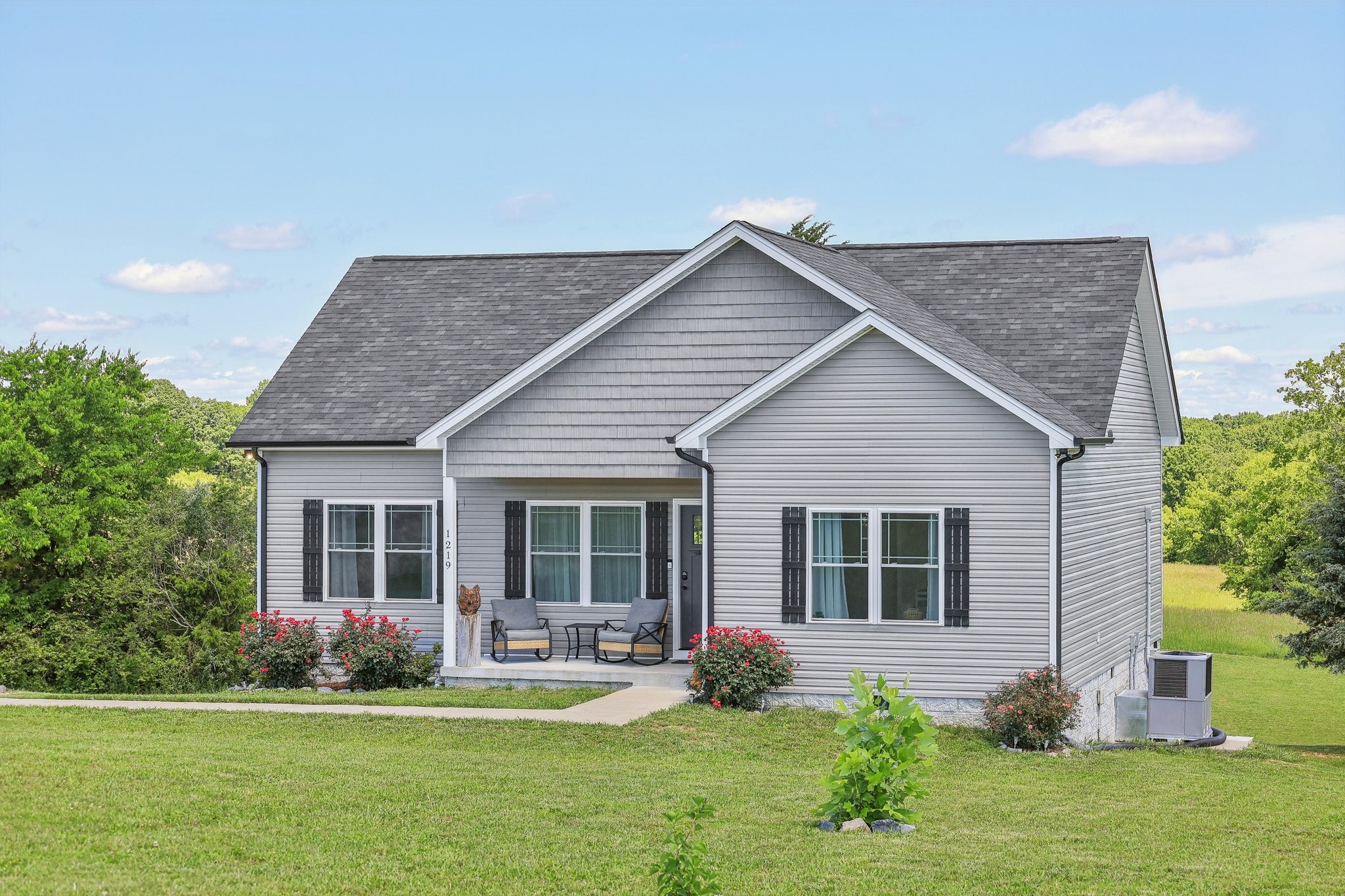 1219 Oak Grove Road Dickson, TN 37055 - Photo 49 of 52 a front view of house with yard and green space
