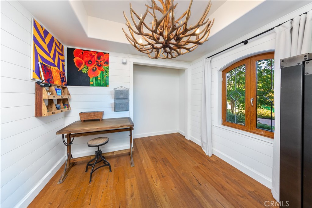 85 Saddlebow Road Bell Canyon, CA 91307 - Photo 26 of 75 a view of a workspace with furniture and a window