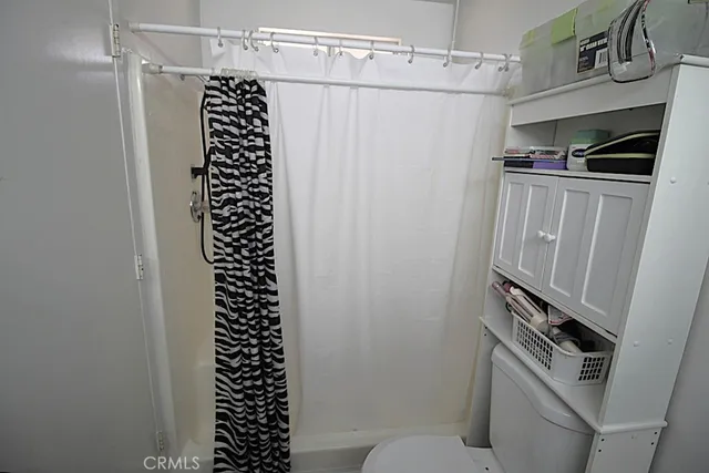 a view of a closet area