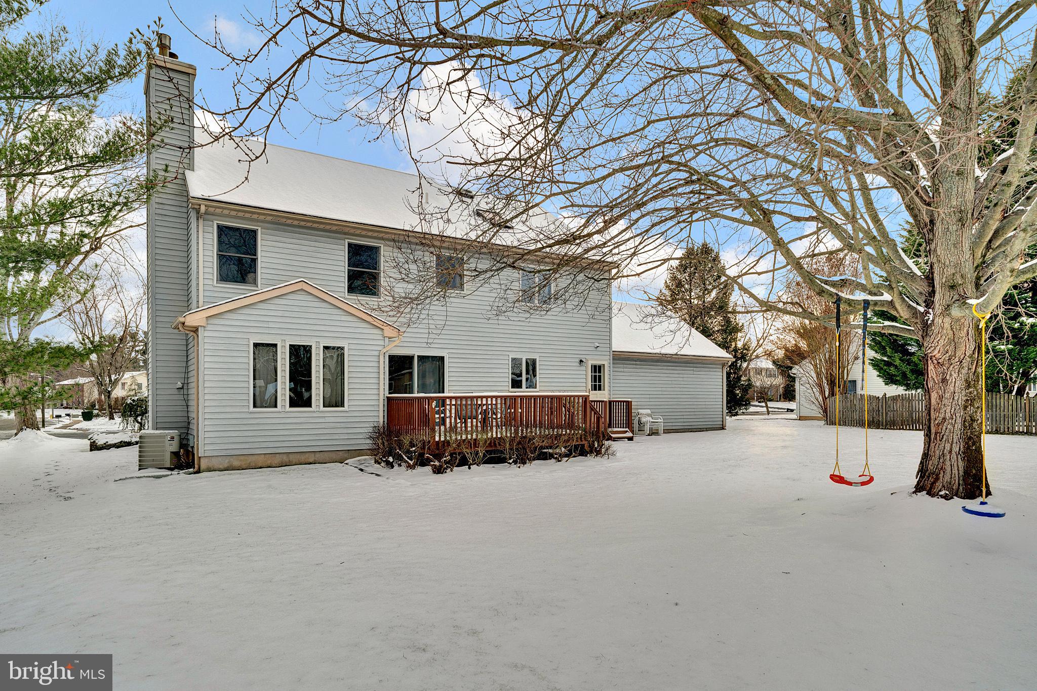 115 Robin Drive Hamilton, NJ 08619 - Photo 53 of 56 Back view with snow