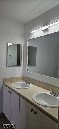 a view of a room that has a window in it