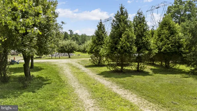 a backyard of a house