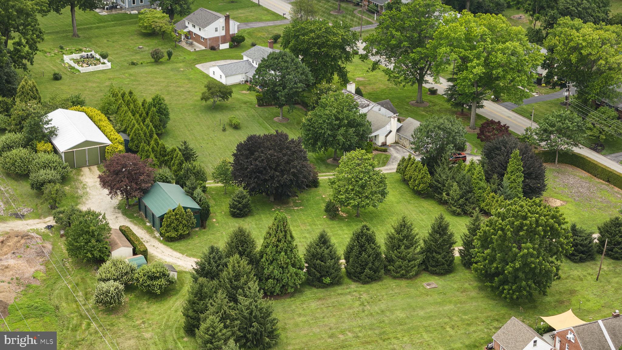 220 Old State Road Berwyn, PA 19312 - Photo 9 of 36 an aerial view of a residential houses with outdoor space and trees