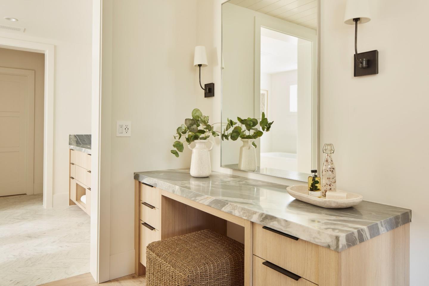 2113 Cully Place San Jose, CA 95124 - Photo 26 of 41 a view of a bathroom with a sink a mirror and a shower