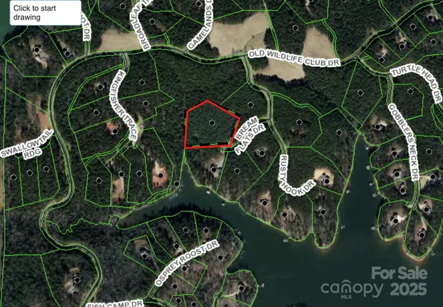 an aerial view of a house having yard