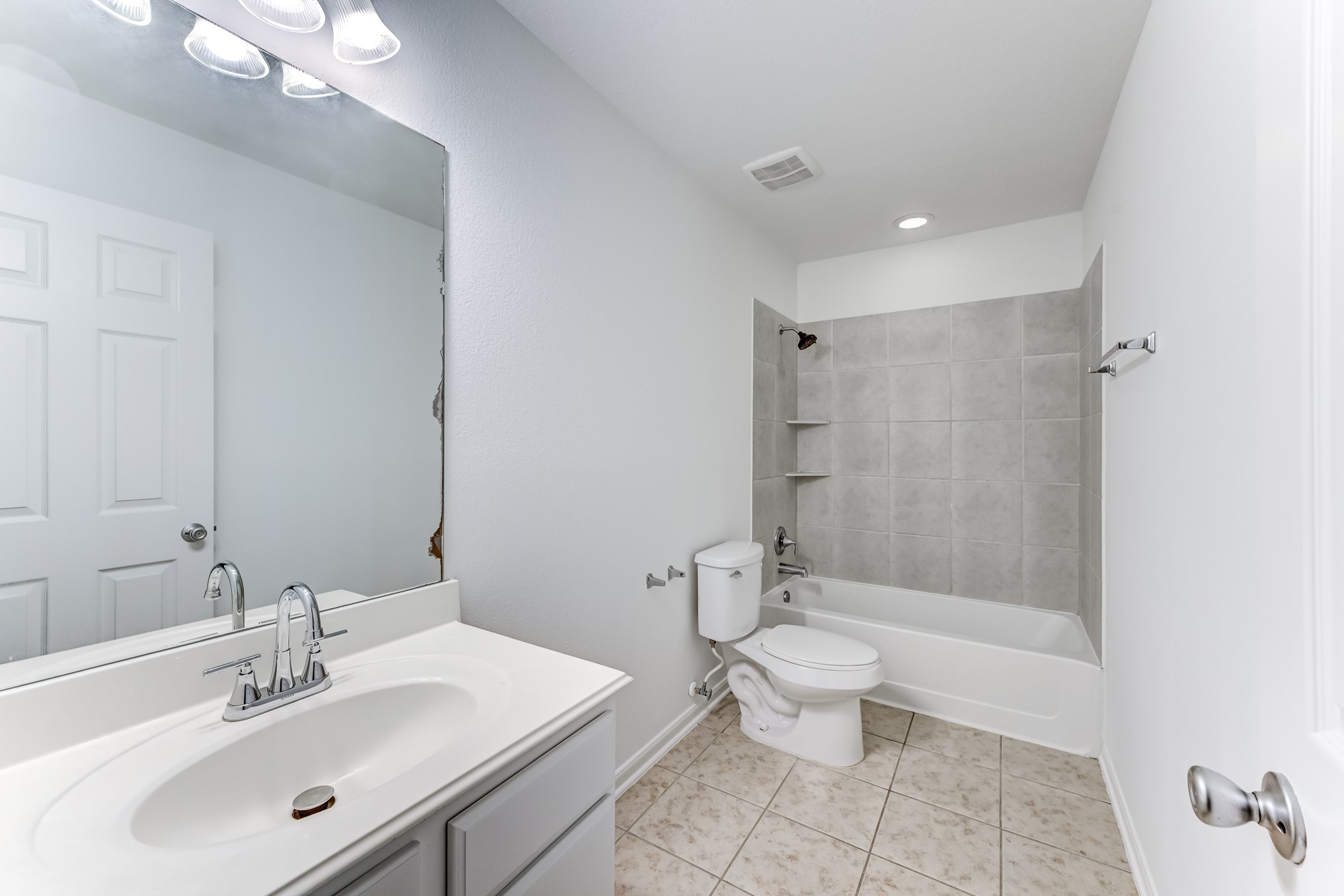 4706 Mint Trail Houston, TX 77066 - Photo 34 of 43 a bathroom with a sink a toilet and shower