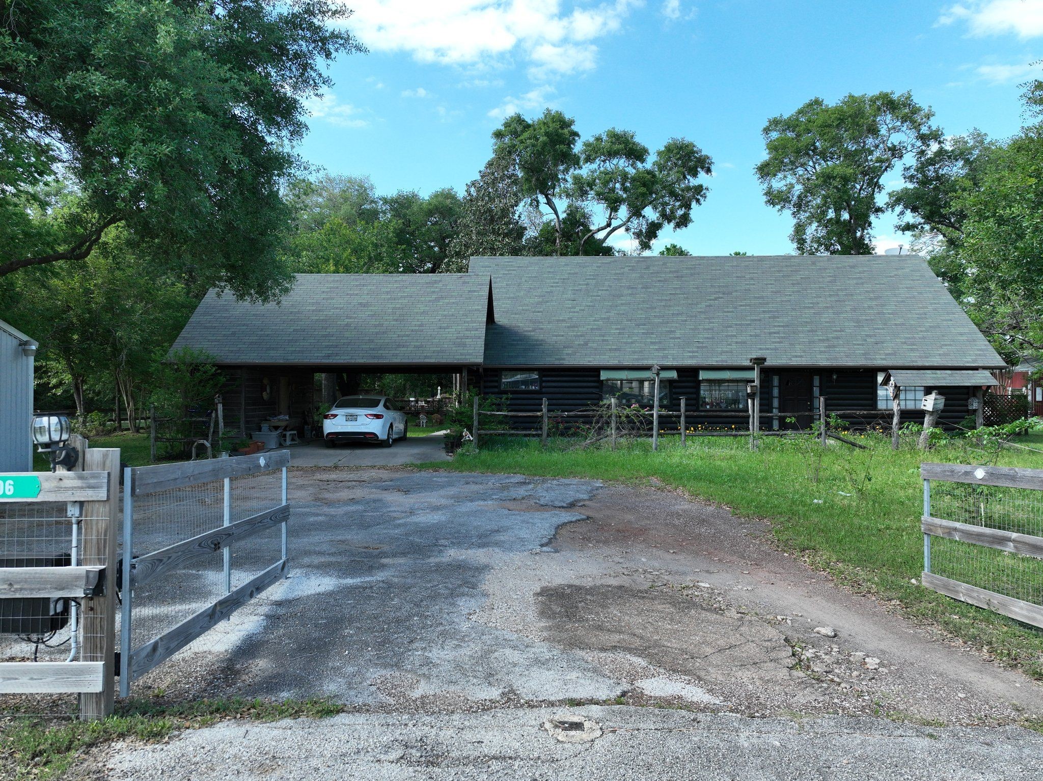 6710 Spring Cypress Road Spring, TX 77379 - Photo 39 of 48 Log cabin guest house.