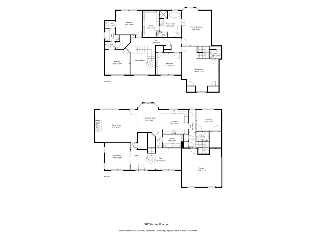 3817 Ganzer Road West Denton, TX 76207 - Photo 40 of 40 Full Home Layout