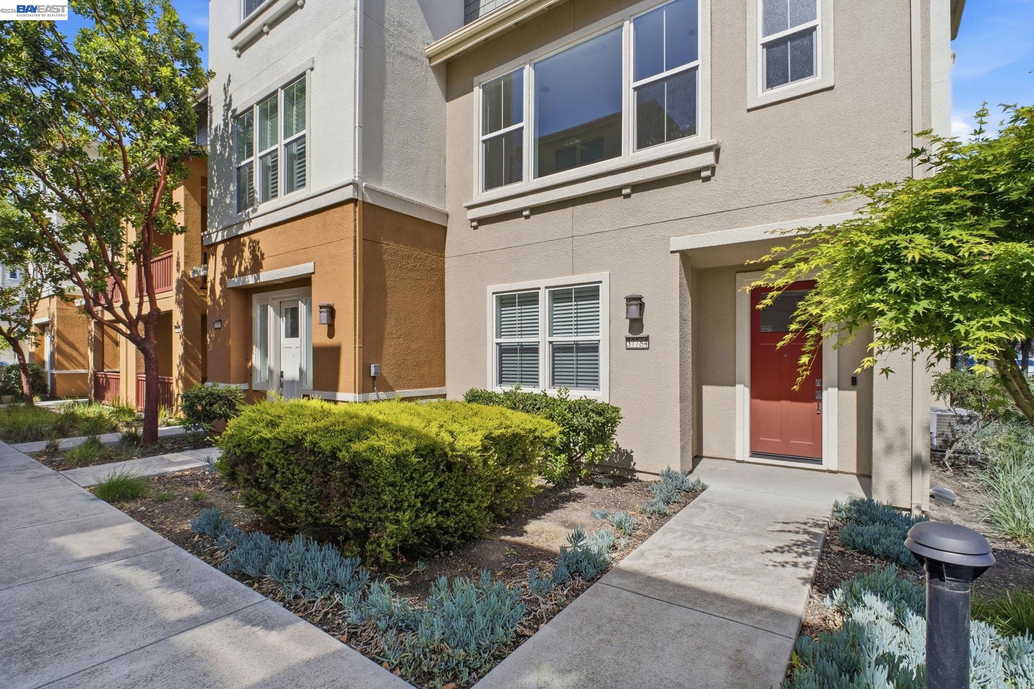 37784 Taro Terrace Newark, CA 94560 - Photo 19 of 20 a front view of a house with a yard and potted plants