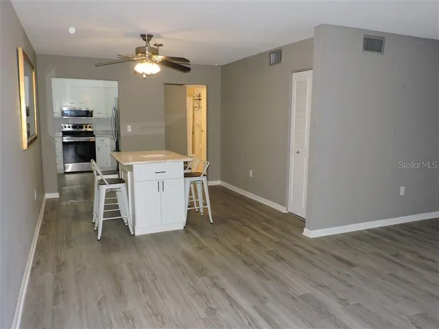 a house view with a outdoor space