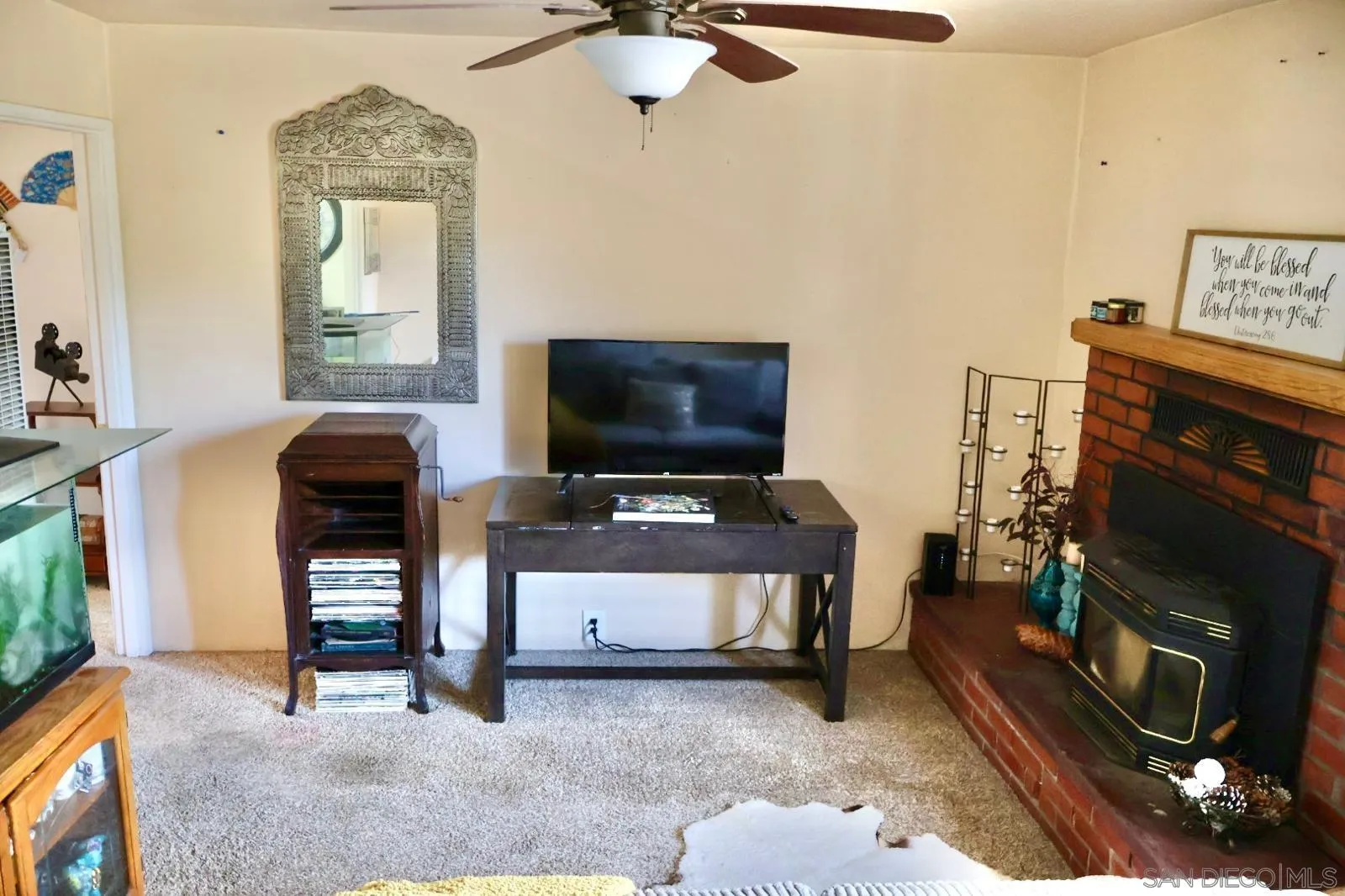 1273 Ridge Trail Julian, CA 92036 - Photo 13 of 33 a living room with furniture and a flat screen tv